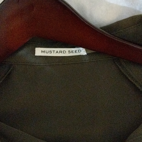 New Mustard seed open shoulder blazer - Picture 2 of 2